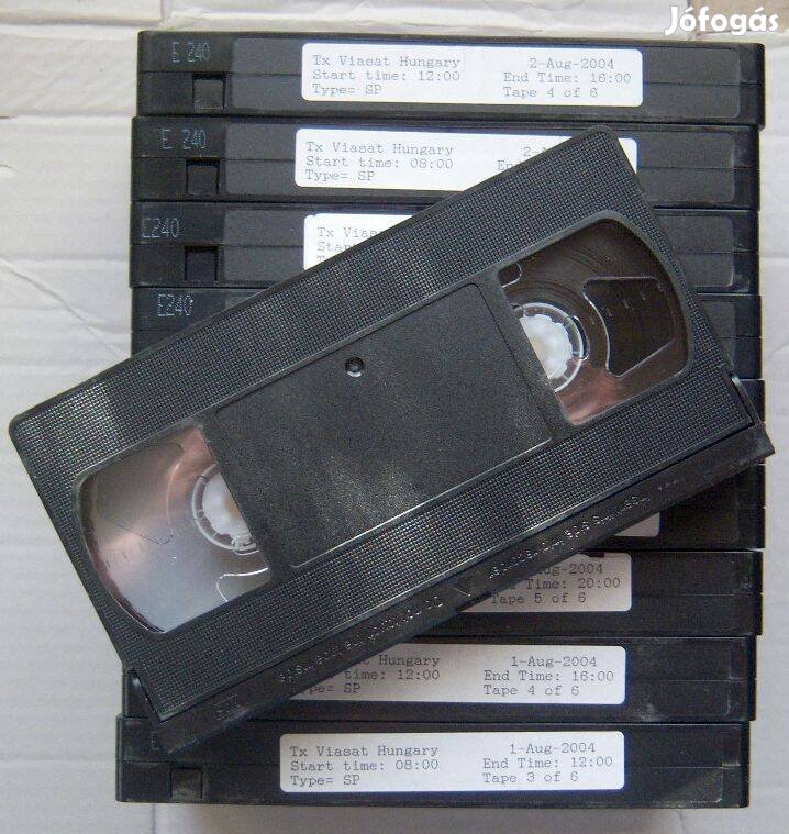 VHS Kazetták Használt TX-esek (stúdióból) több mint 100db (ár.-/db)