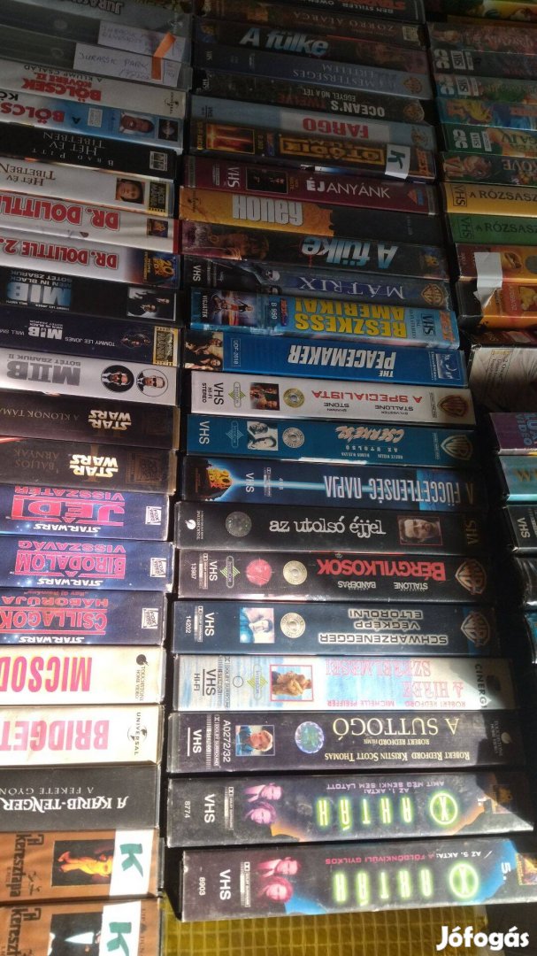 VHS Videókazetták nagy mennyiségben minnél Több annál olcsobb 1