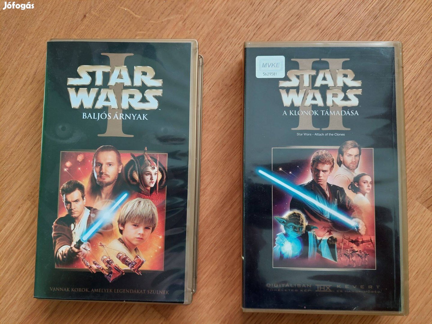 VHS - Star Wars - Baljós Árnyak & A Klónok támadása