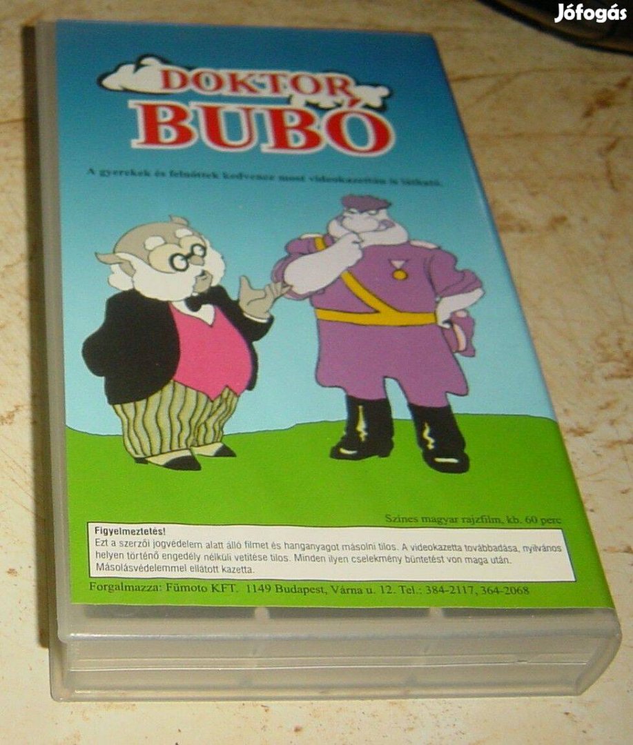 VHS - dr.Bubó Bubó (2 db)