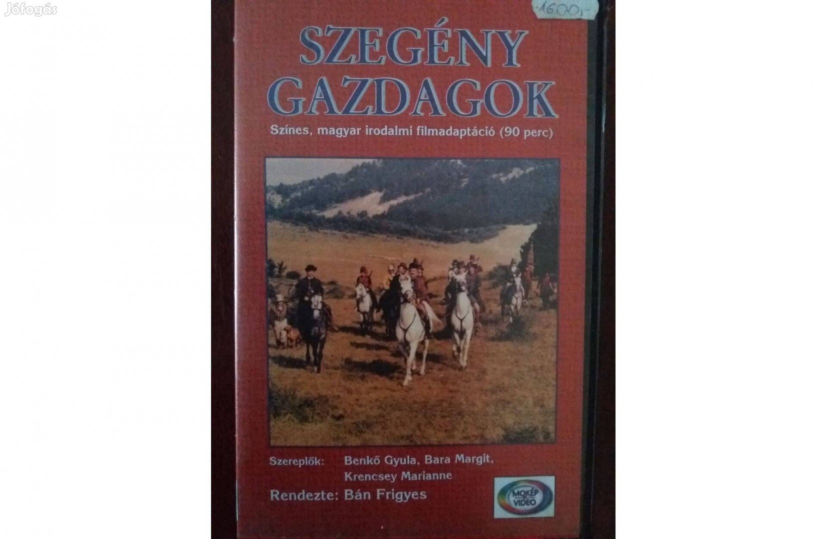 VHS kazetta Szegény Gazdagok Jókai Mór