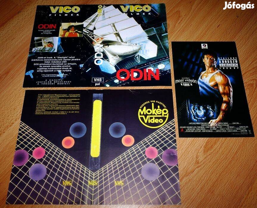 VHS kazetta borító együtt