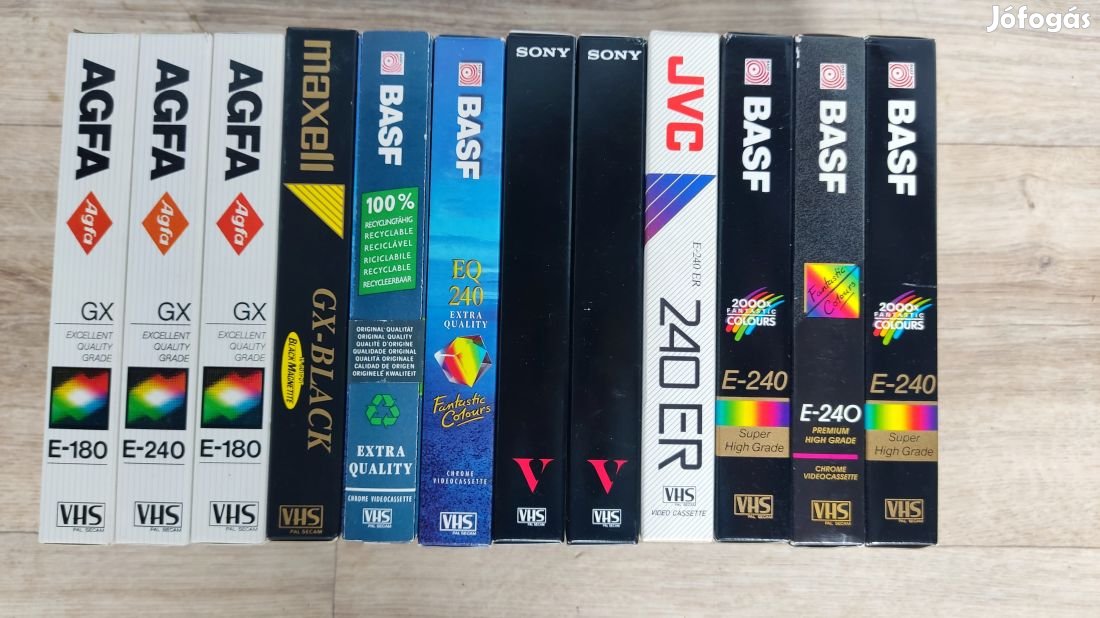 VHS kazetták
