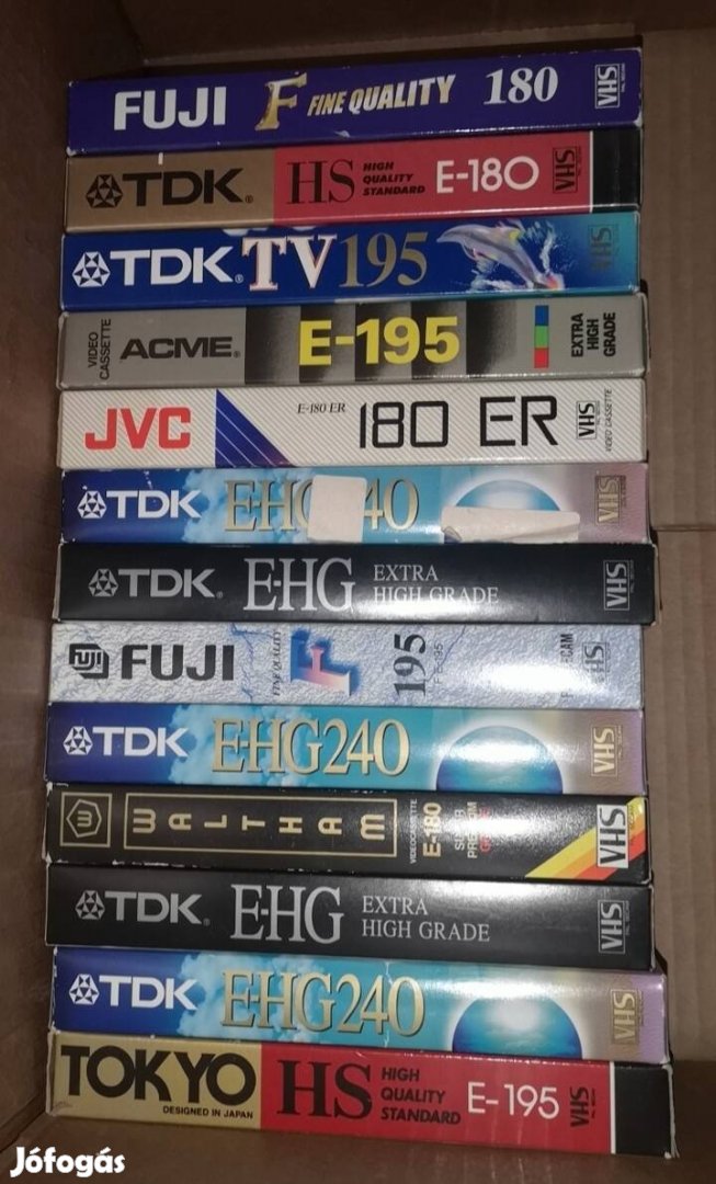 VHS kazetták