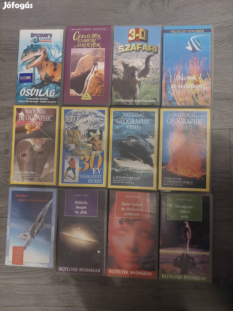 VHS kazetták