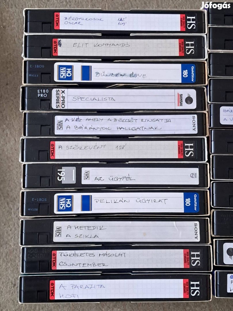 VHS kazetták 54 db egyben