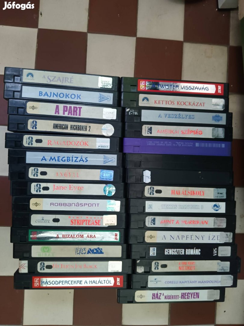 VHS kazik tok és borító nélkül