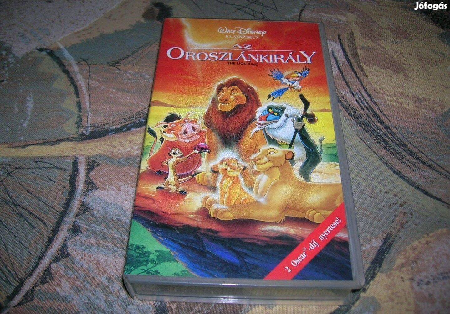 VHS mesefilmek/Asterix,Aladdin,Oroszlánkirály,A dzsungel könyve