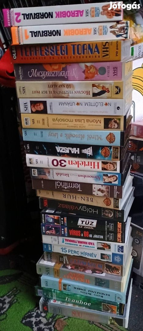 VHS pack 23db kazettával