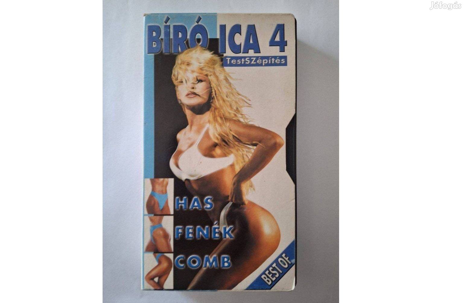 VHS video Bíró Ica testszépítés 4 Best off videókazetta