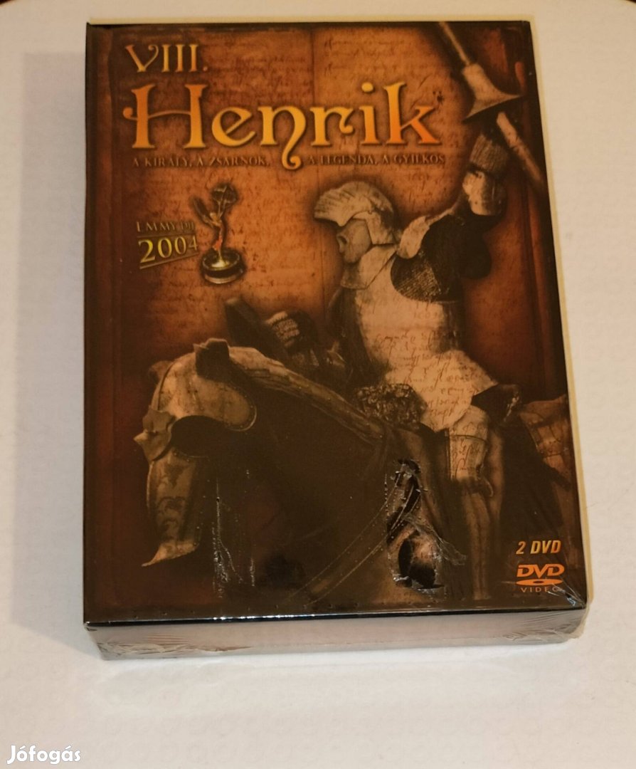 VIII Henrik díszdobozban 1 - 2 , 2 lemezes dvd bontatlan 