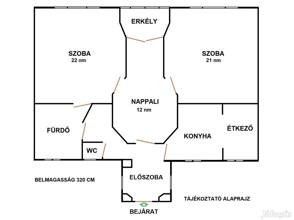 VIII. Kerület, Vajda Péter utca, 84 m2-es, 1. emeleti, társasházi