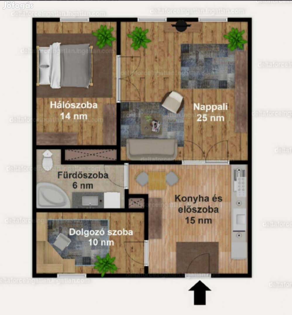 VIII kerület Rákoczi úti lakás 70 m2. Eladó!