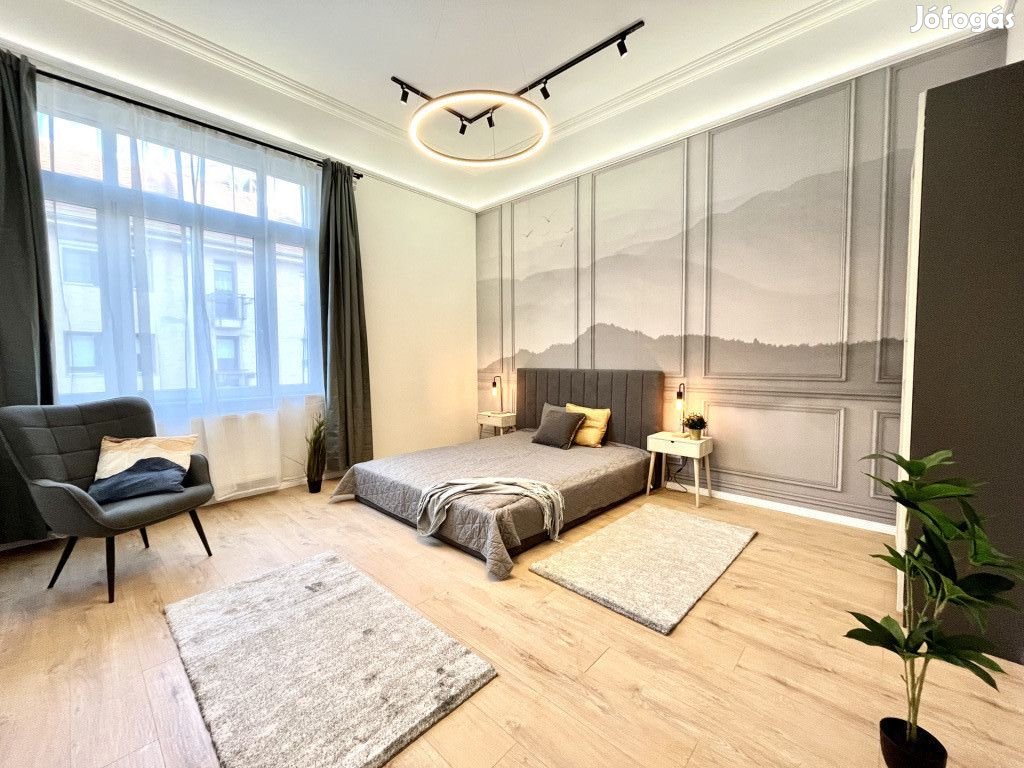 VII. Kerület, Rózsa utca, 124 m2-es, 3. emeleti, társasházi lakás
