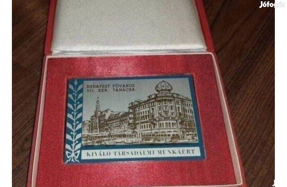 VII. kerület Társadalmi Munkáért plakett