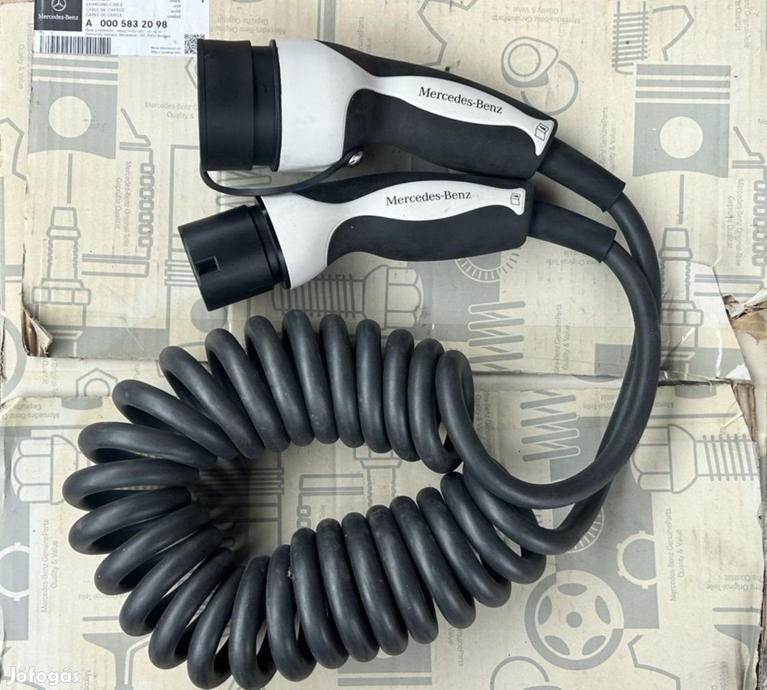 VILLANYAUTÓ TÖLTŐKÁBEL TYPE 2 A0005832098 eladó