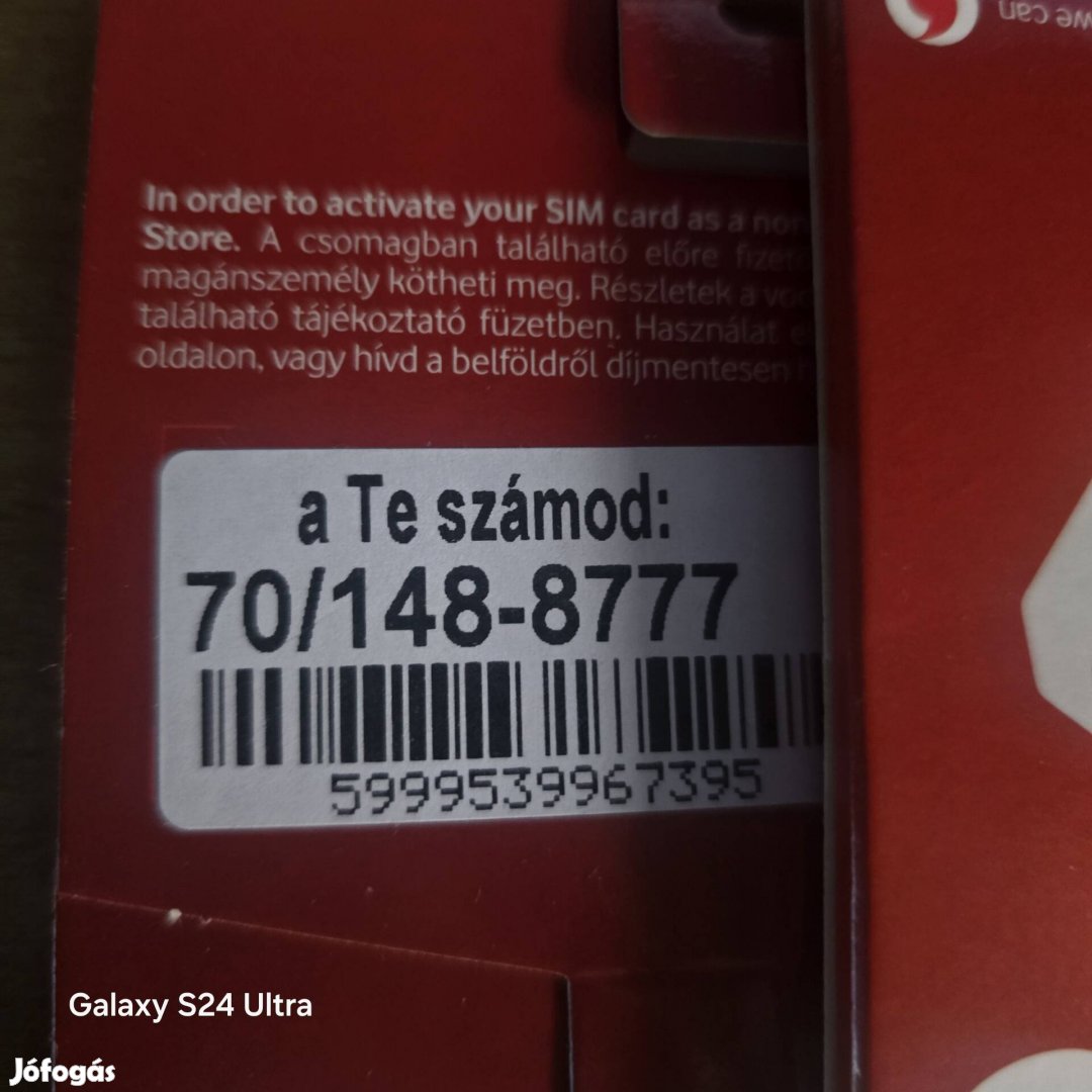 VODAFONE Könyü Telefonszám 1488777