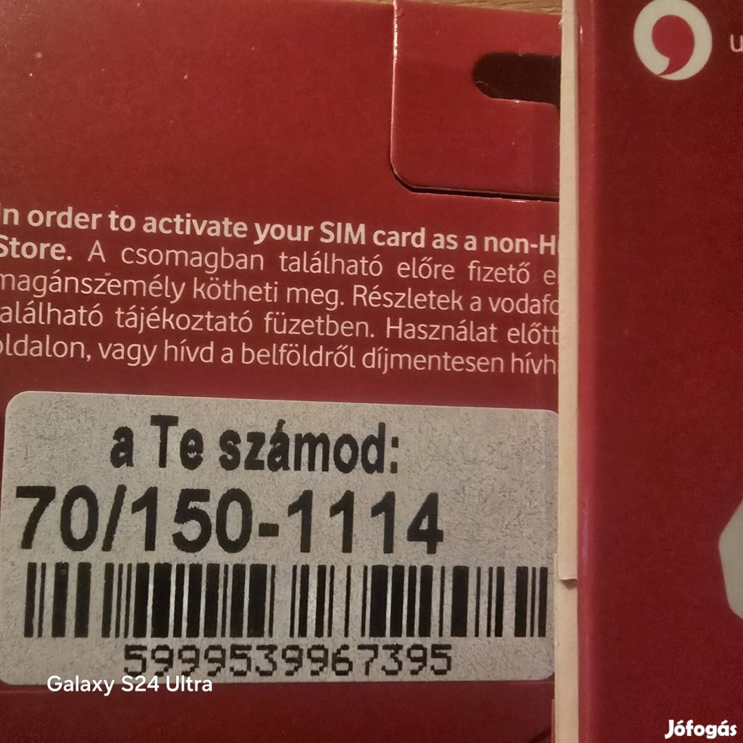 VODAFONE Könyü Telefonszám 1501114