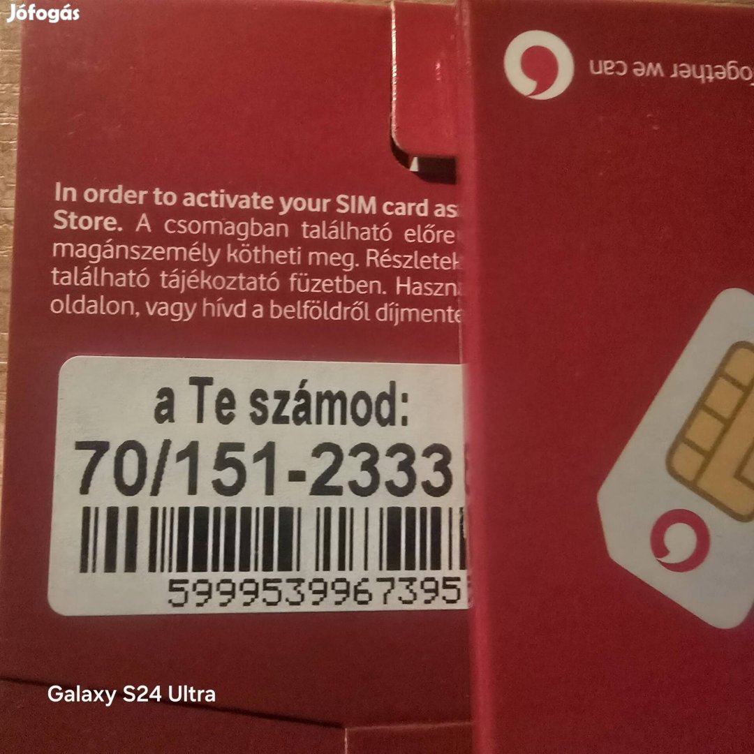 VODAFONE Könyü Telefonszám 151.2333.