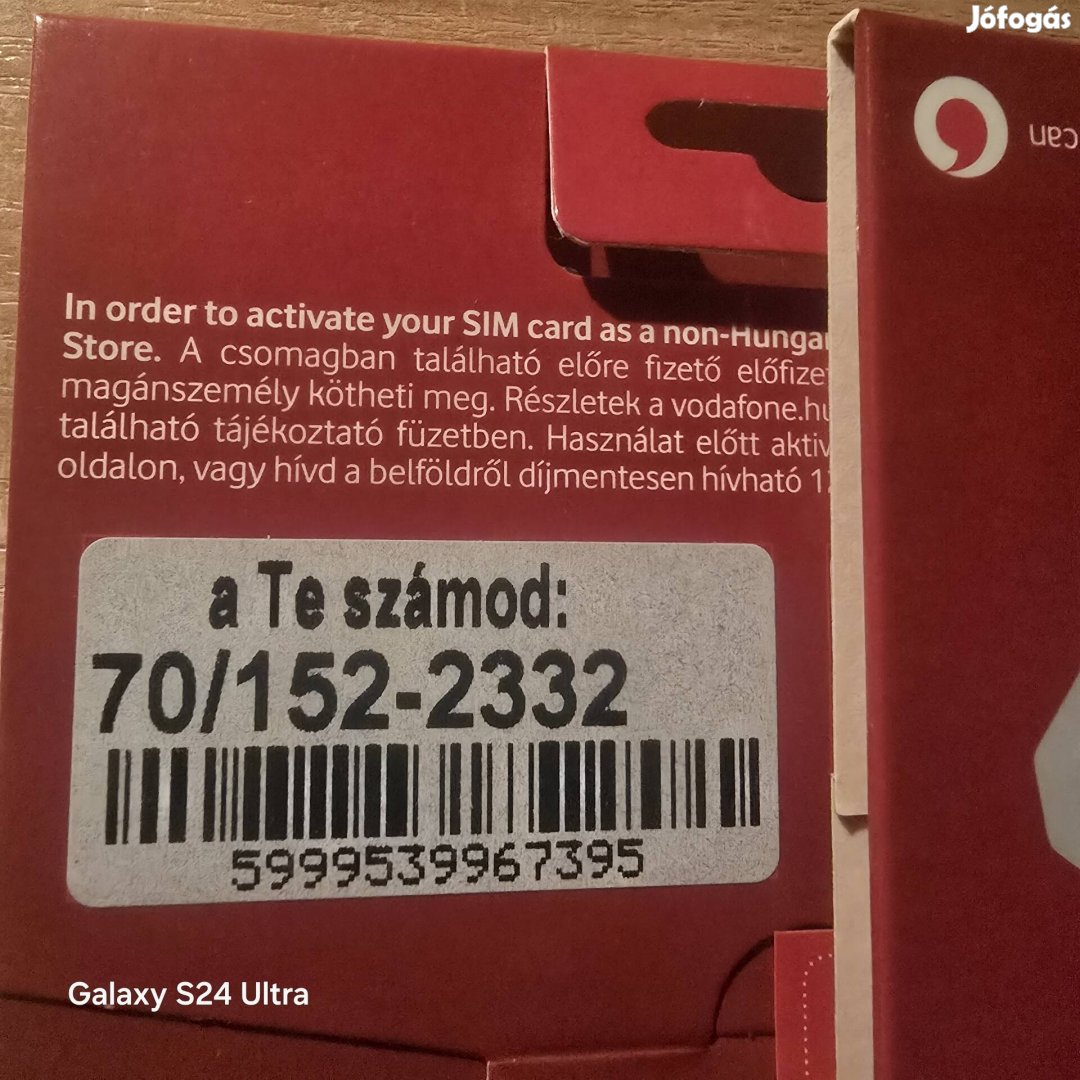 VODAFONE Könyü Telefonszám 152.2332.