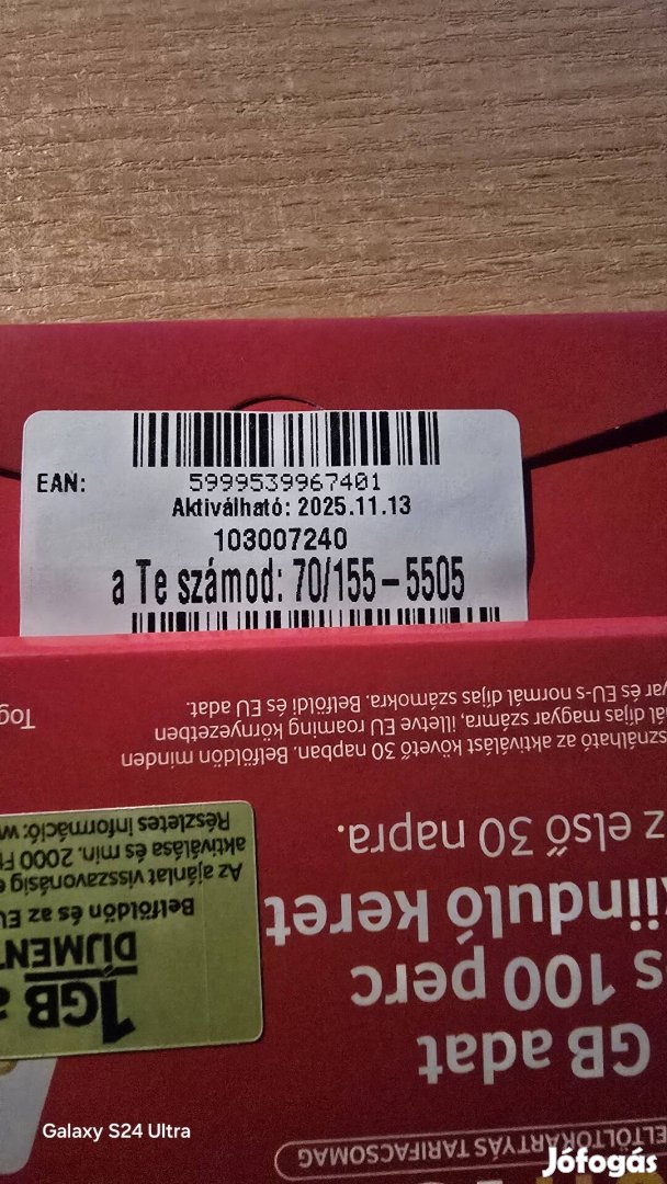 VODAFONE Könyü Telefonszám 1555505