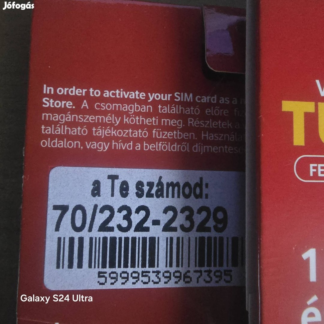 VODAFONE Könyü Telefonszám 232.232.9.