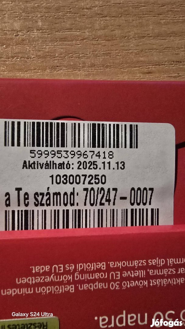 VODAFONE Könyü Telefonszám 247.0007