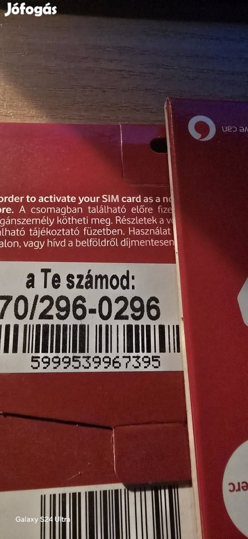 VODAFONE Könyü Telefonszám 296.0.296.