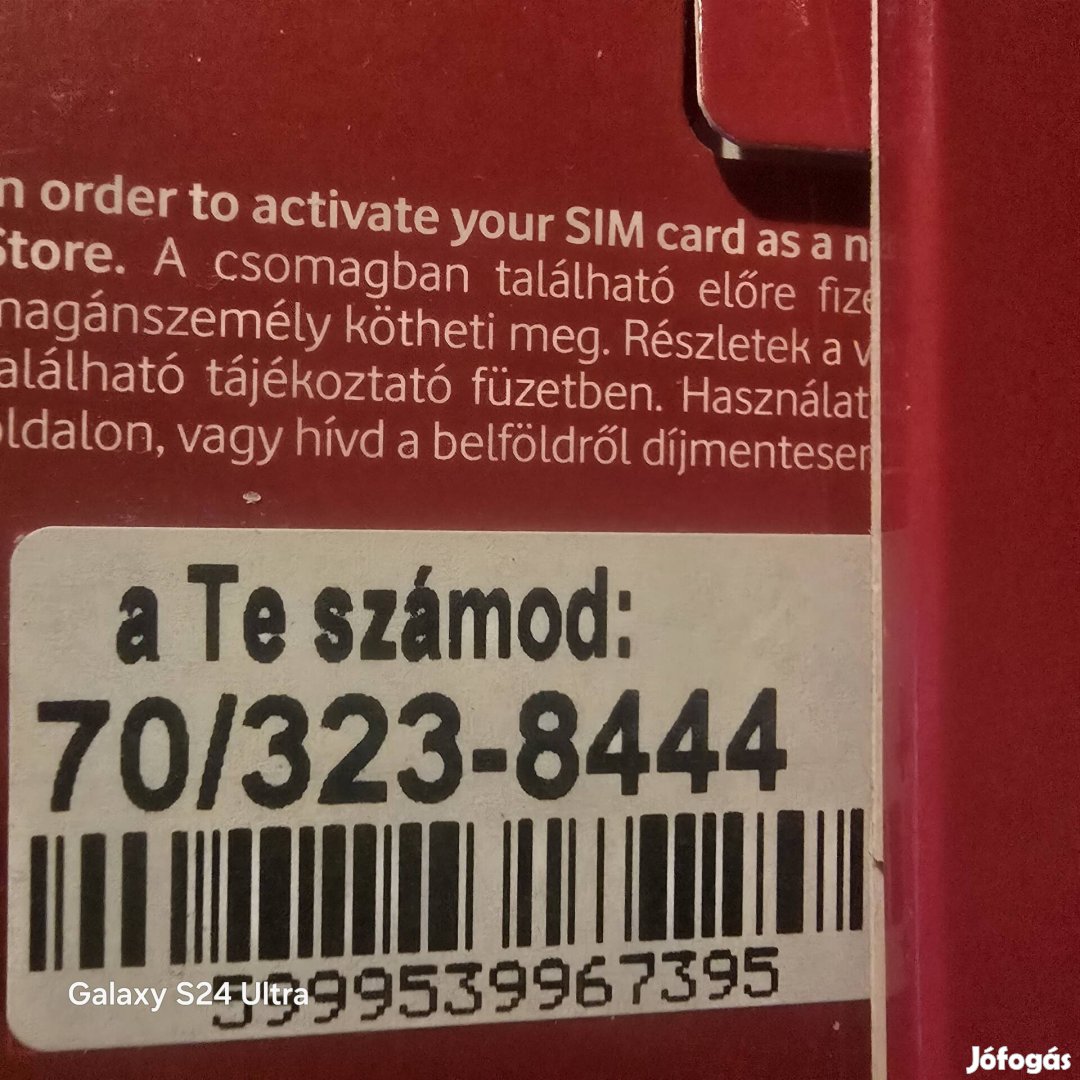 VODAFONE Könyü Telefonszám 323.8444.