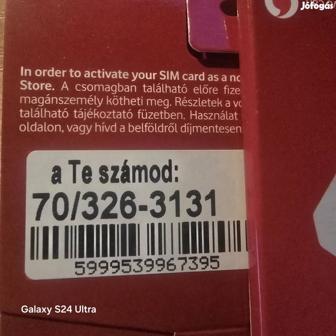 VODAFONE Könyü Telefonszám 326.31.31.