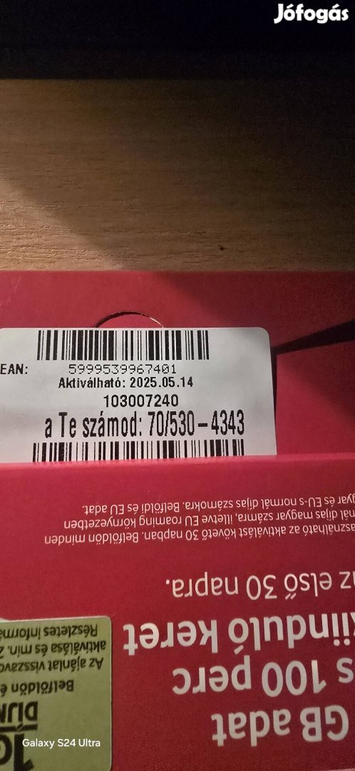 VODAFONE Könyü Telefonszám 530.43.43.