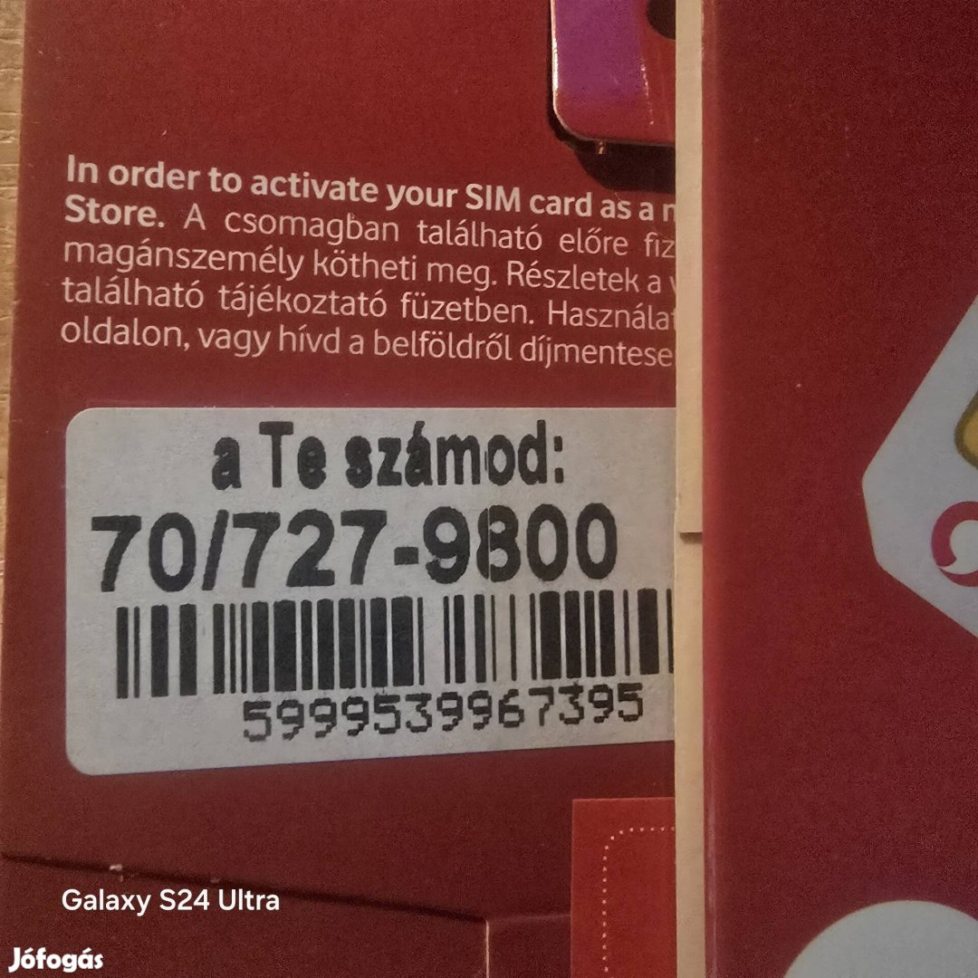 VODAFONE Könyü Telefonszám 727.9800.