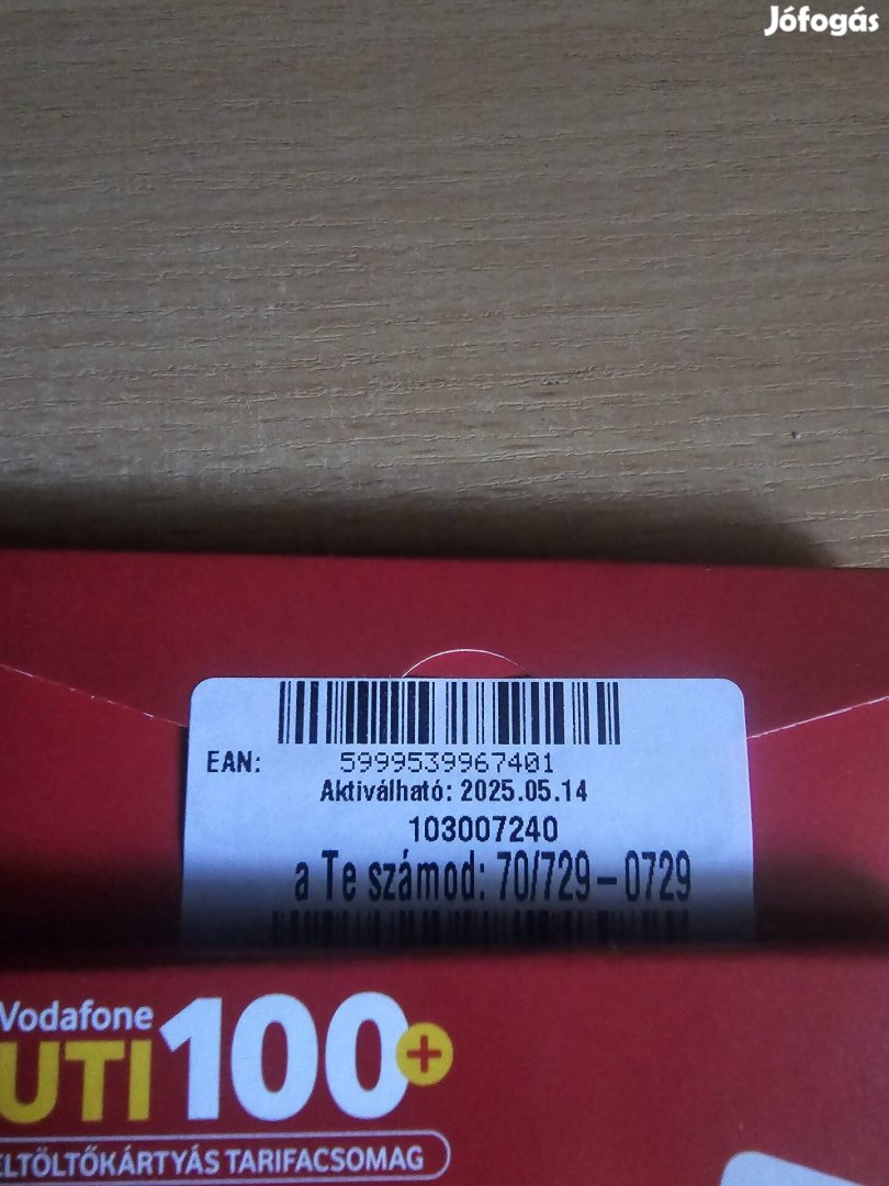 VODAFONE Könyü Telefonszám 729.0.729..