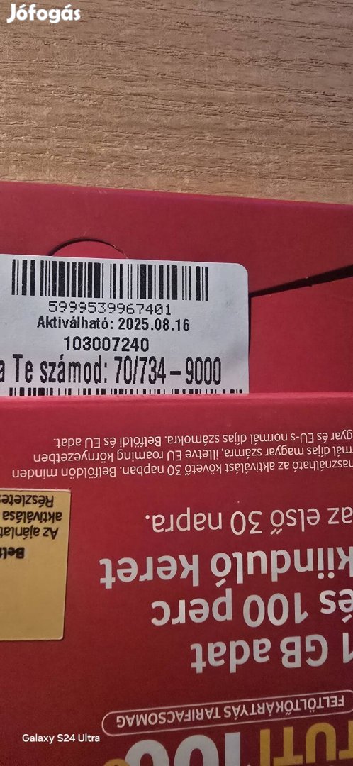 VODAFONE Könyü Telefonszám 734.9000.