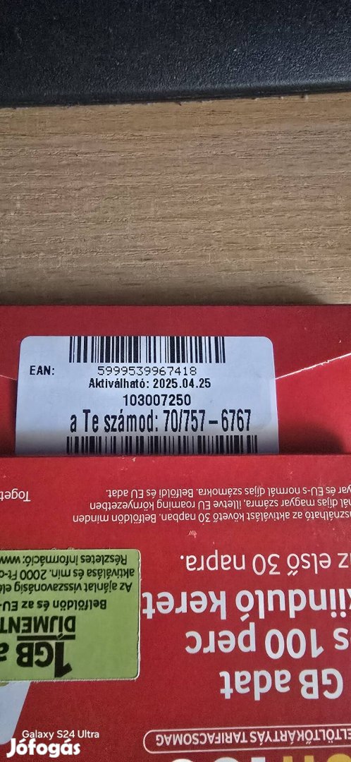 VODAFONE Könyü Telefonszám 7576767