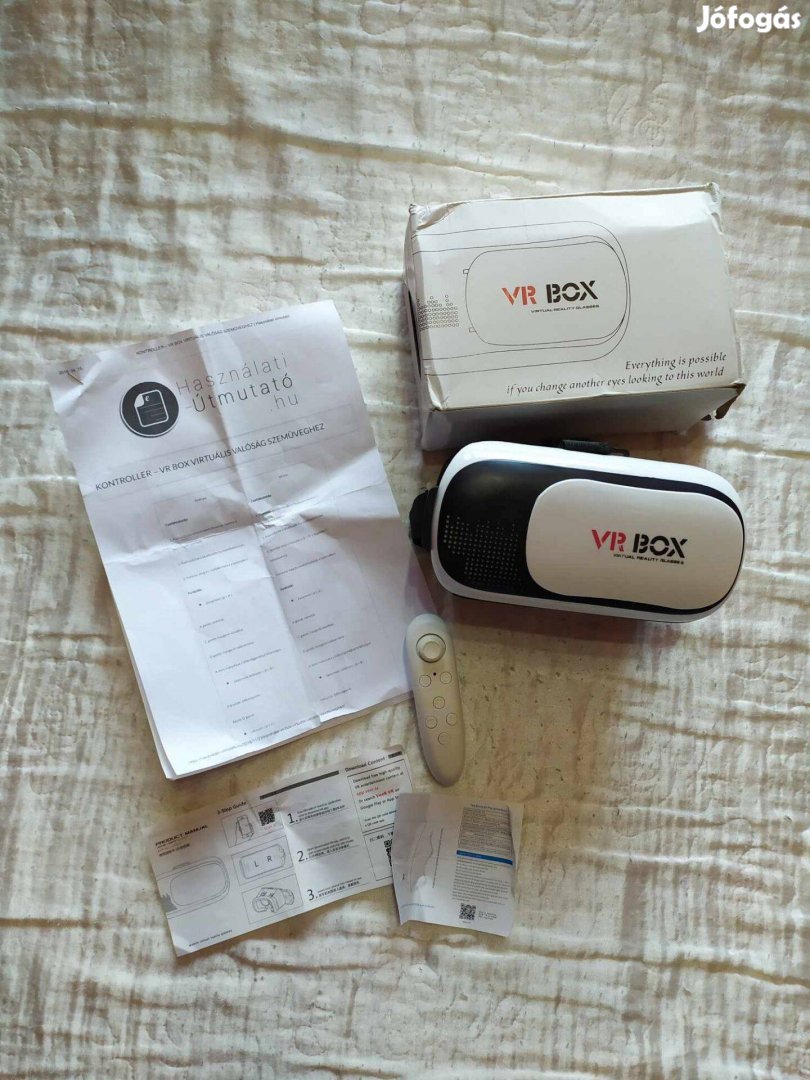 VR Box (VR szemüveg távirányítóval)