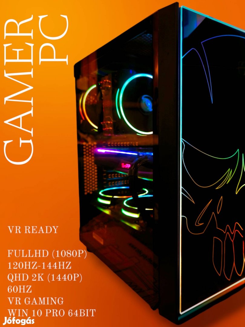 VR Ready Gamer PC (Fullhd 1080p/ Qhd 2K 1440P)