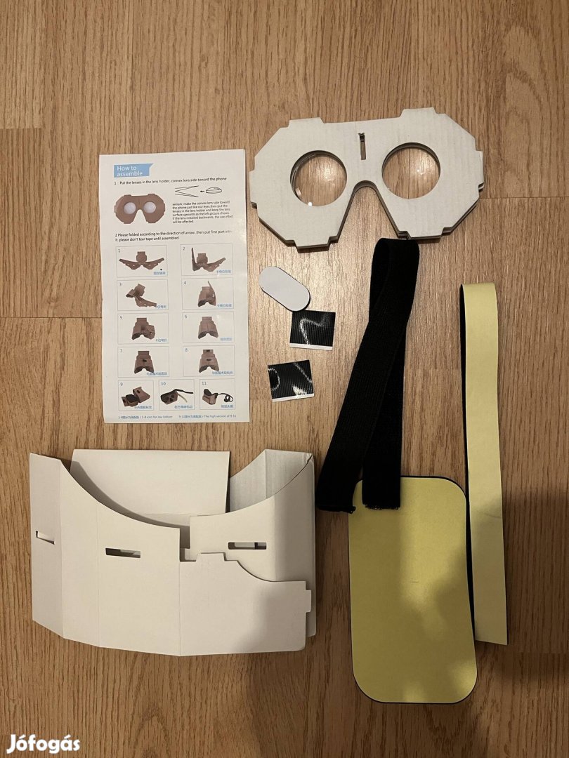 VR szemüveg cardboard karton VR 3D szemüveg