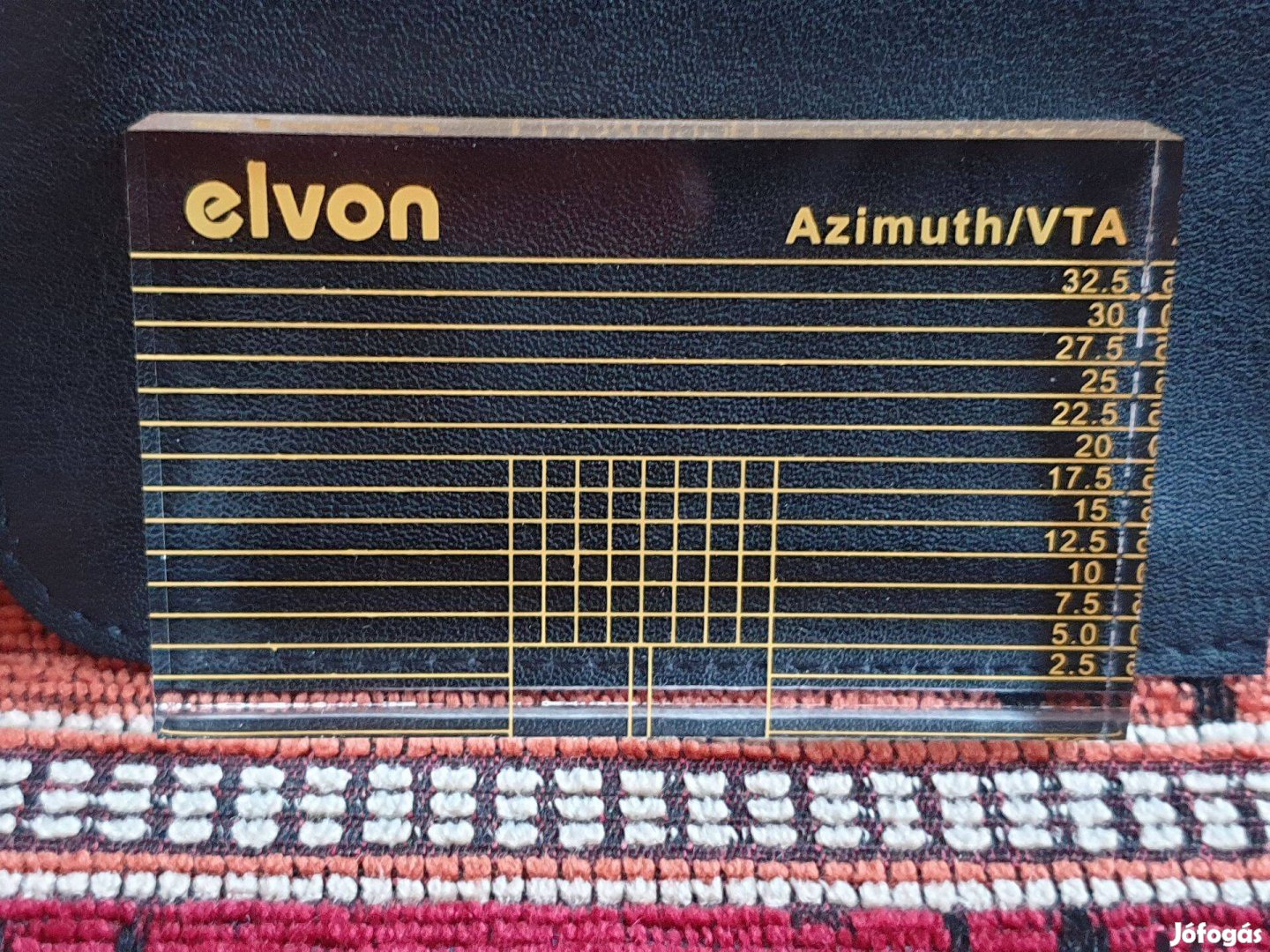 VTA azimuth beállító sablon lemezjátszó hangszedő tű