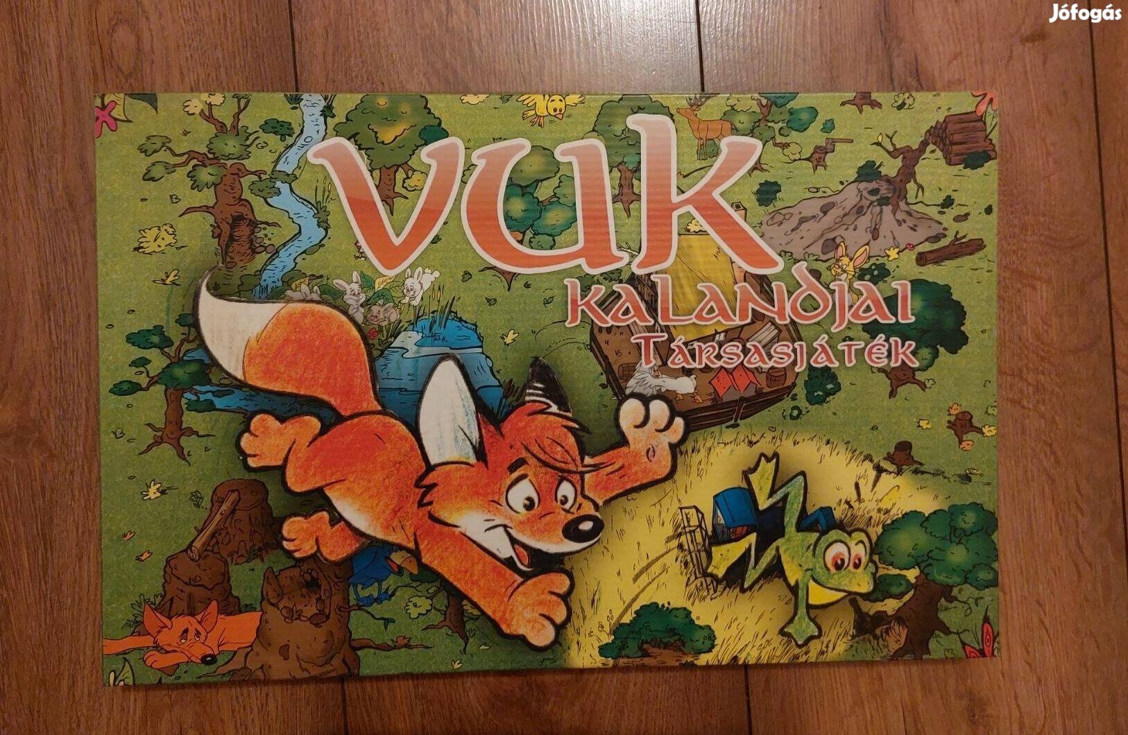 VUK kalandjai társasjáték Újszerű