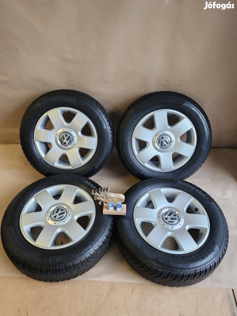 VW 15" gyári alufelni garnitúra