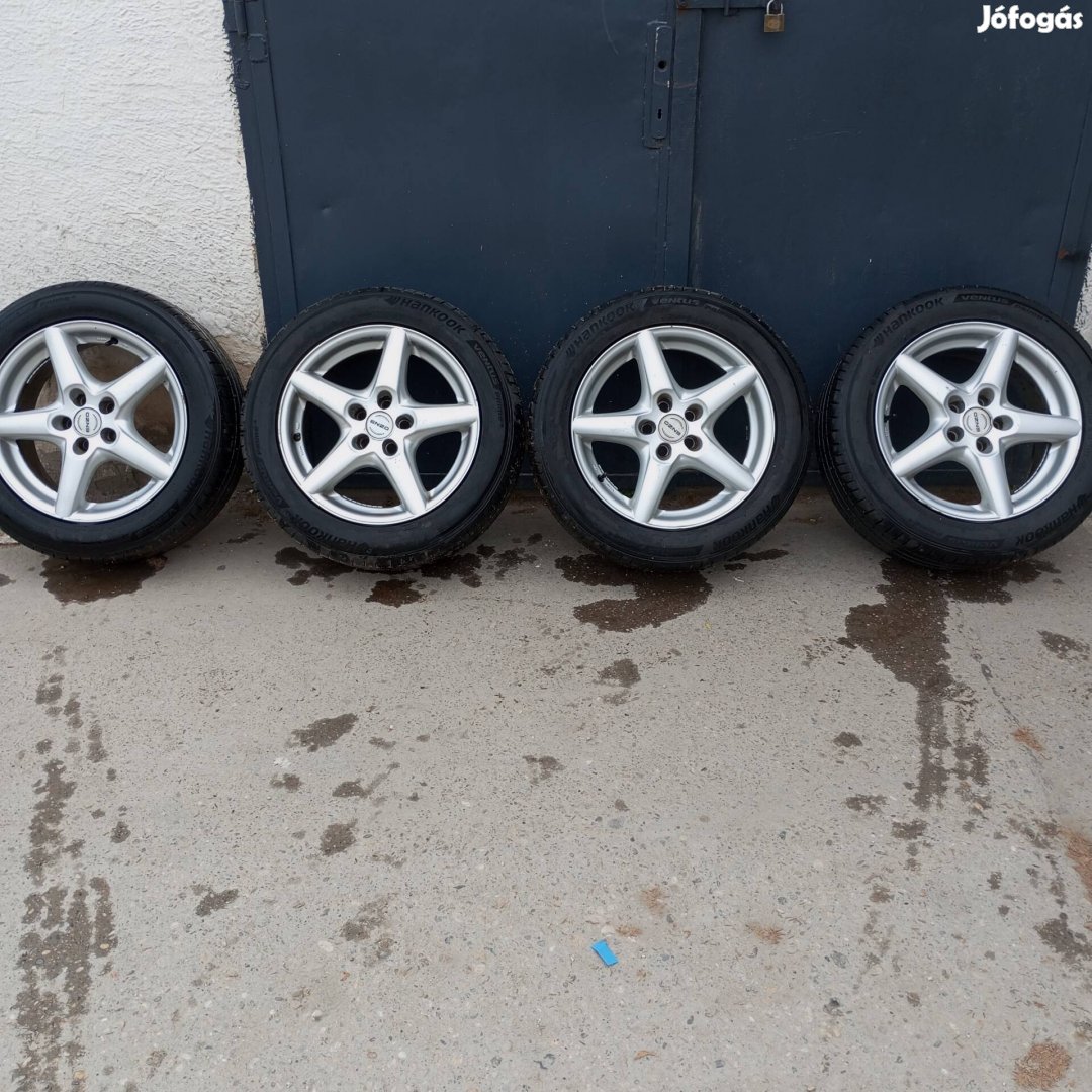 VW 16 colos, 5*100 alufelni, új nyarigukkal