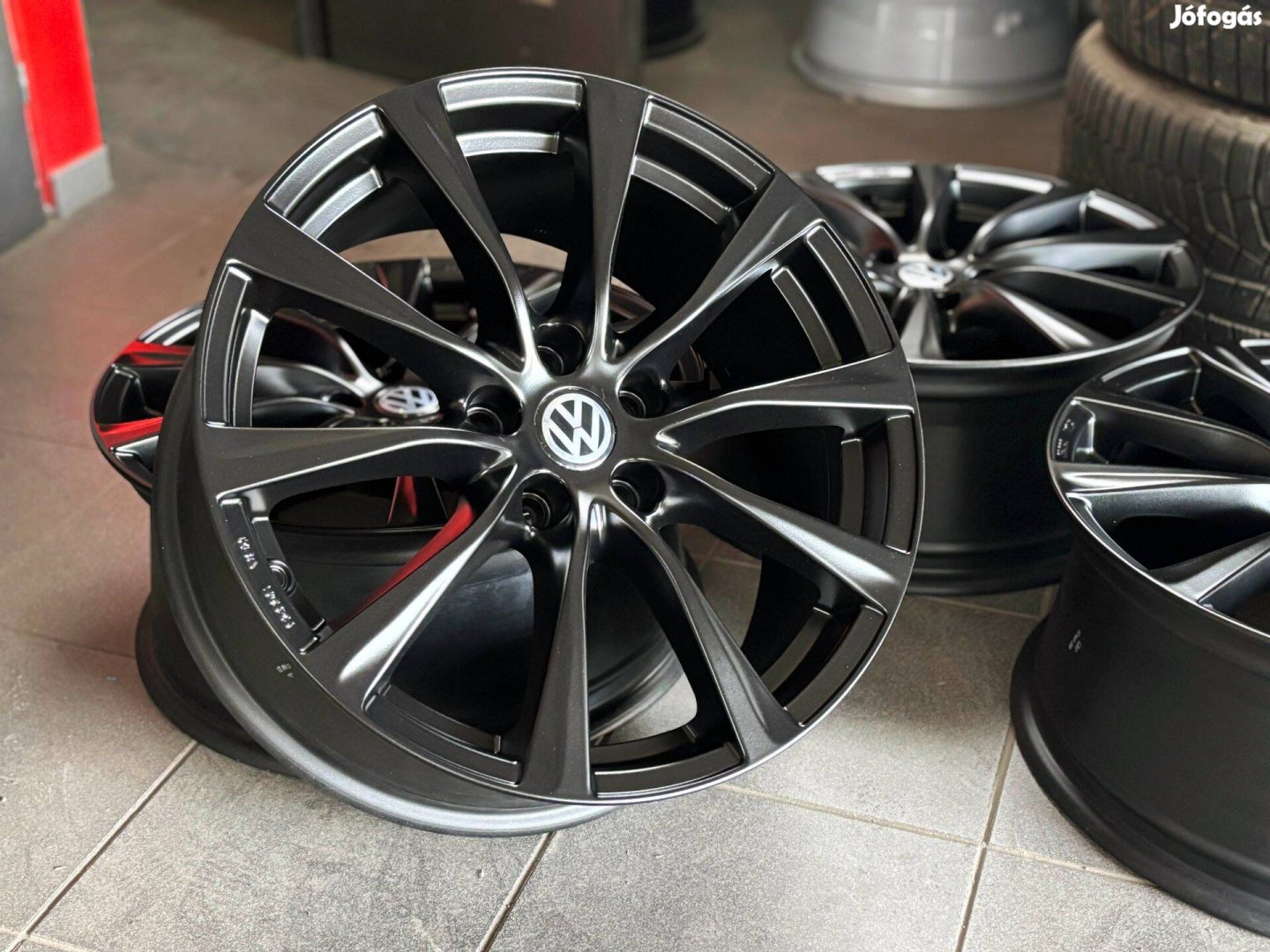 VW 18" 5x112 fekete alufelni eladó 18 coll Passat CC Scirocco Tiguan