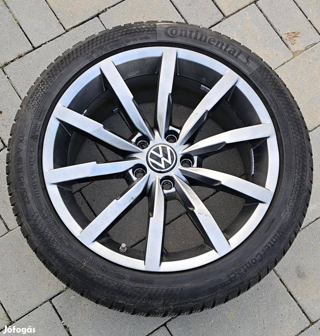 VW 18" alufelni "Monterey" újszerű Continental téligumival