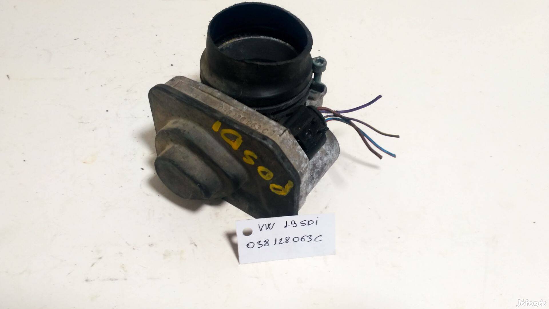 VW 1.9SDI Fojtószelep 0381280063C