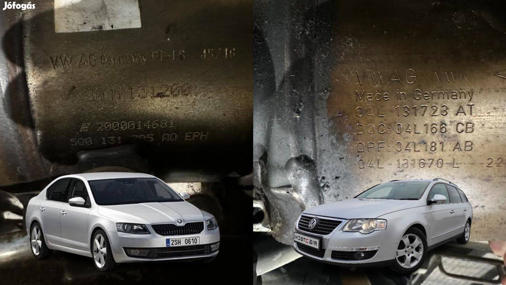 VW 2.0 CR TDI - Skoda Octavia MK3 DPF Részecskeszűrő csz 04L181AB