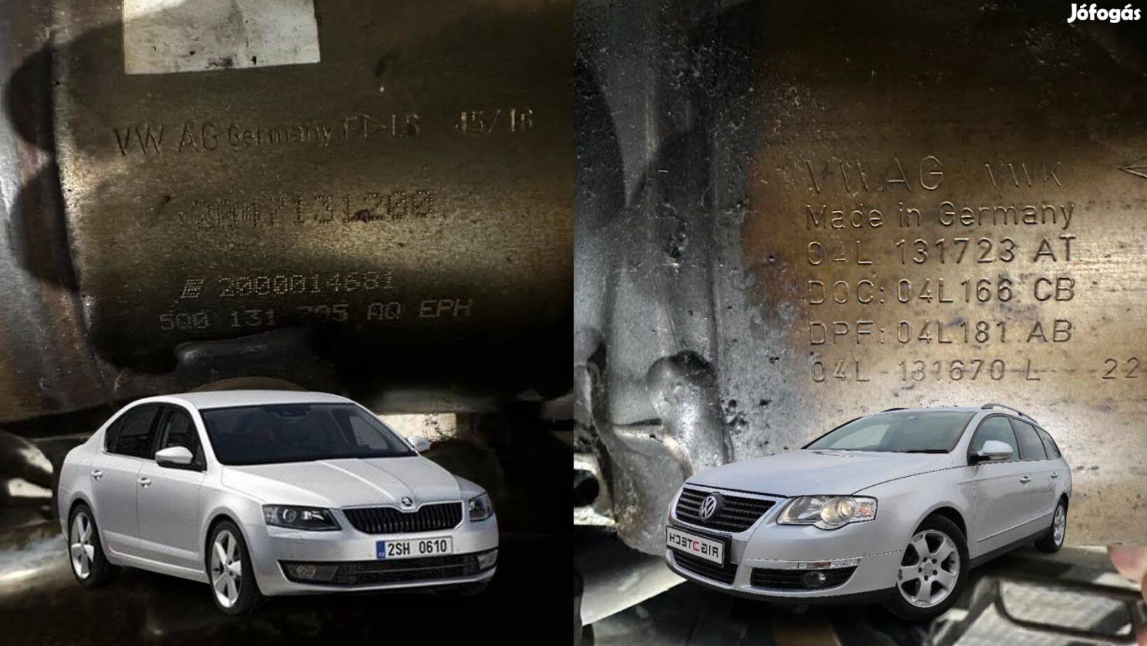 VW 2.0 CR TDI - Skoda Octavia MK3 DPF Részecskeszűrő csz 04L181AB