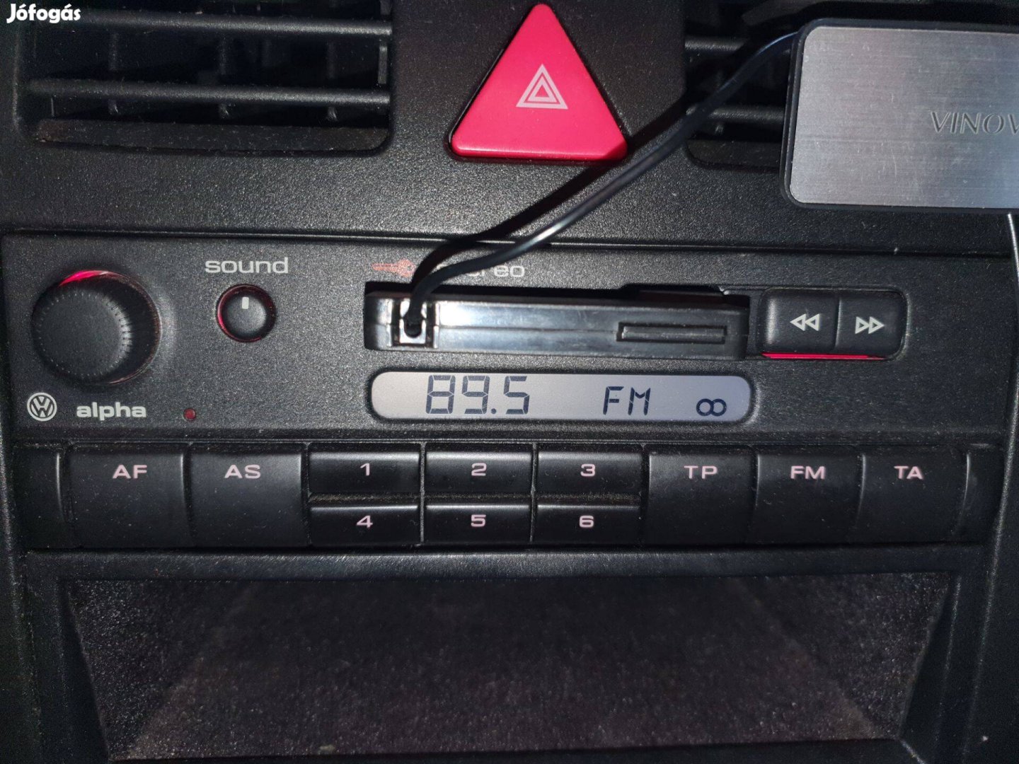 VW Alpha cc Blaupunkt gyári autó rádió magnó