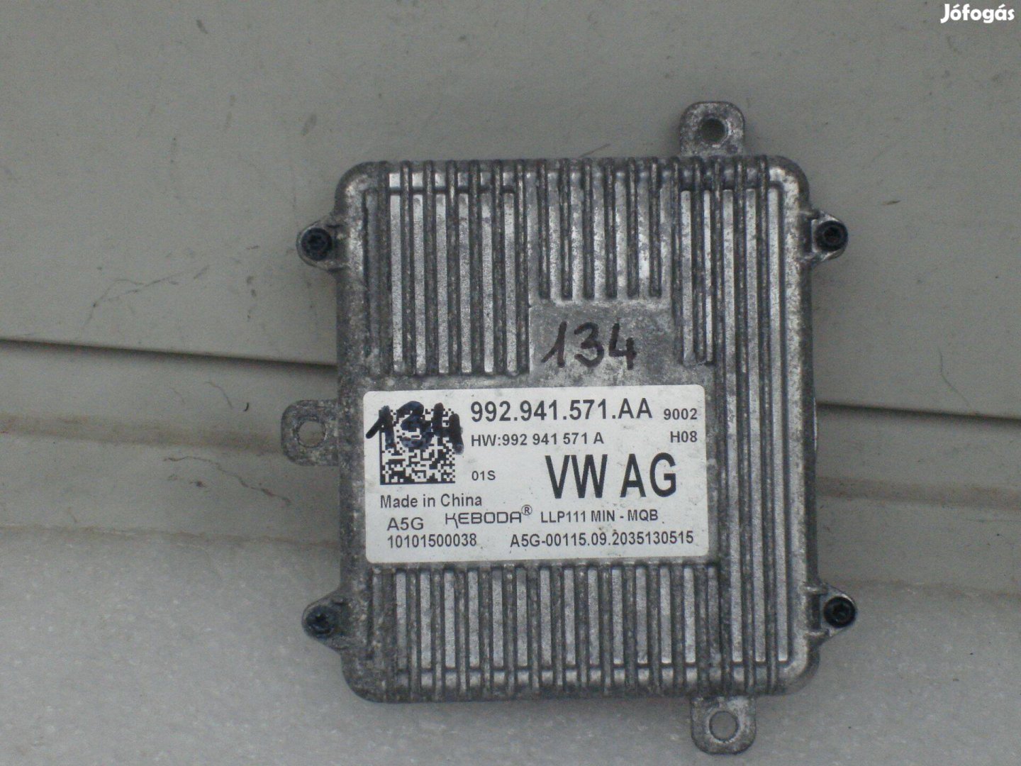 VW Audi Skoda LED Fényszóró Vezérlő Modul 992941571AA 2014-től