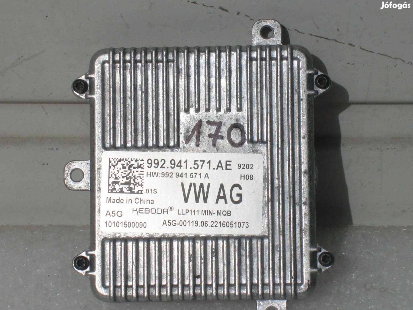 VW Audi Skoda Seat LED Fényszóró Vezérlő Modul 992941571AE 2014-től